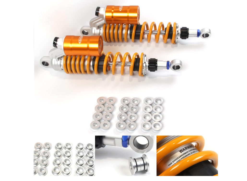 Arashi 360mm /14" Shock Absorber Rear Suspension Universal for Honda CB1000 Super Four 1992-1995/ CB1300 2003-2019 / CB1300S CB1300F 2013-2019 Motorcycle Accessories Sport/Street/Vintage Bikes 1 Pair