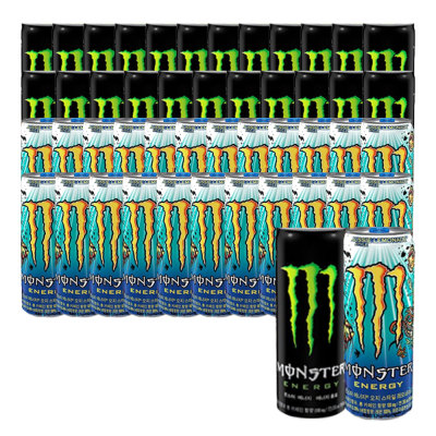 Monster Energy Green + Lemonade 355mL 48 Cans (24 Cans Each)