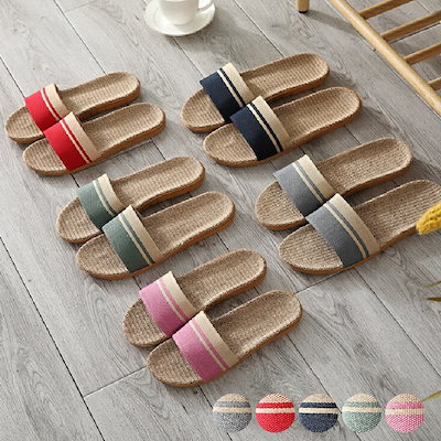 Slippers hemp material sandals veranda cute cute visitors cool fashionable ultralight ladies mens couple hemp summer slippers