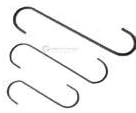 Powder Coating Paint Hanging .180 X 8 Long S-Hooks (50 ct)