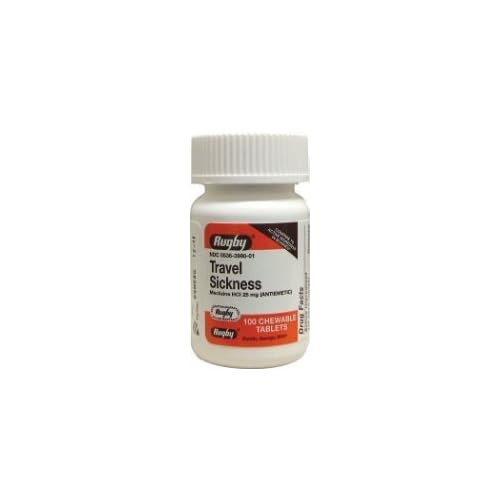 Rugby Travel Sickness, Tablets, 100 ea