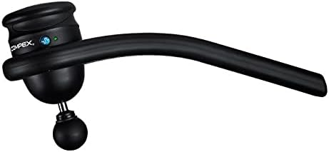 Compex Fixx Mini Compact Percussion Massager with Extension Handle, Black