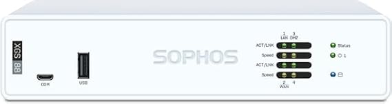 Sophos XGS 88 (Gen2) Network Security Appliance with 1 Year Standard Protection (XT88ZZ12ZZPCUS) | 4 x 2.5 GE Ports | Advanced Threat Protection, SD-WAN, Secure VPN, Centralized Management