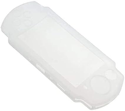Replacement Soft Rubber Silicone Full Housing Shell Cover Case Skin for PSP 2000 3000 (White)