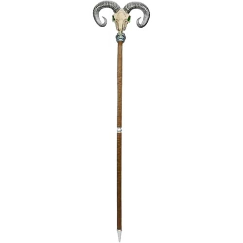 Masters of the Universe Role Play Deluxe Havoc Staff for Collectors, 5 Feet 8 Inches Tall, Mood Lights & Smoke Effects, Skeletor Movie Weapon
