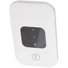 Portable 4G Mobile WiFi Hotspot Router - White 4G WiFi Device for Phones, Laptops, and Tablets, Supports 10 Users, 2100mAh Battery, Lightweight Travel Router