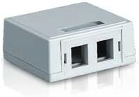 Snap-in 2-Port Surface-Mount Box
