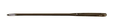 School Specialty 706-124 Chenille Needle, No 14, Sharp Tip, 0.1" Height, 2.5" Width, 2.6" Length (Pack of 25), Metallic