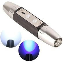 Jewelry Jade Appraisal Flashlight, Jewelry Detector Lamp Identification Flashlight, DX4 Four Light Identification Pen, for Jewelry Appraisal