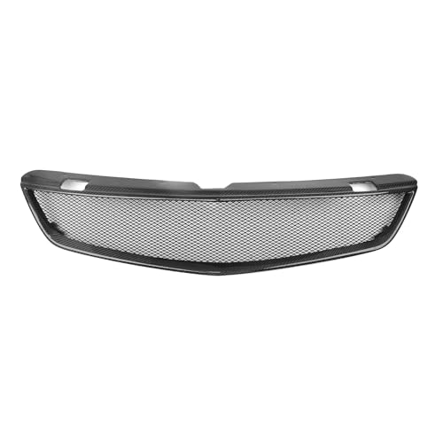 Car Upper Bumper Hood Mesh Grid Racing Grill Compatible with Mitsubishi Lancer ES OZ Rally 2006-2007Carbon Fiber