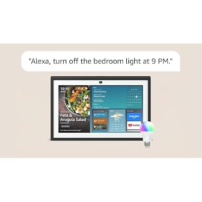Echo Show 15 with Amazon Basics Smart Bulb