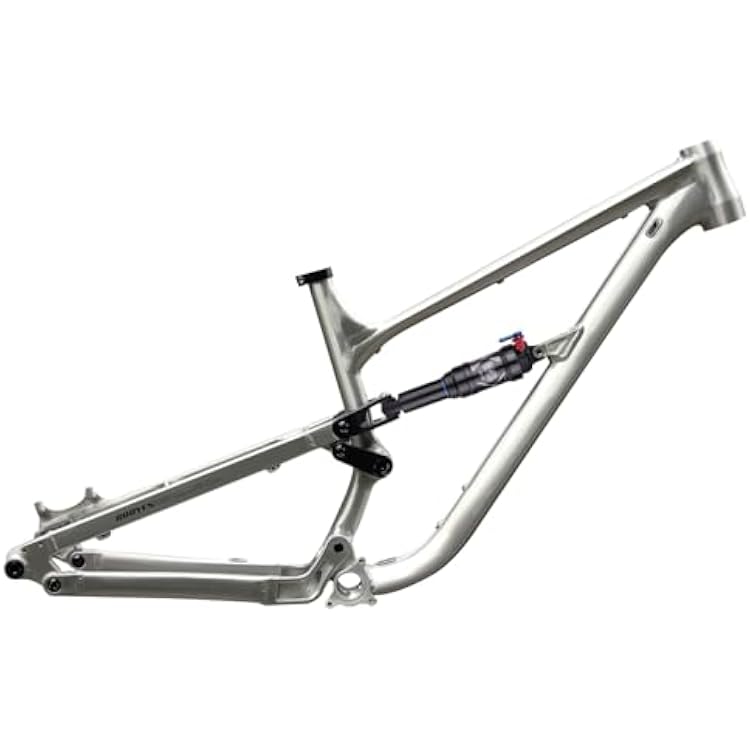 27.5er 29er Full Suspension Mountain Bike Boost Frame 1516.518inch DHAMEnduro Aluminum Alloy Soft Tail Frame 160mm Travel 12148mm Thru-Axle with Rear Shock AbsorberSilver,27.5  18in