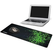 BUFFER® 90x40 Mouse Pad Gaming Oyuncu Gamer Kaymaz Taban Büyük Boy Ofis Tipi Fare Altlığı Goliathus (Yeşil)