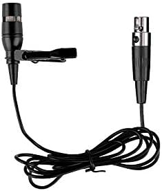 Lapel mic for Shure wl185 Lavalier Microphone Unidirectional Condenser ta4f Mini