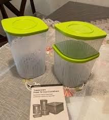 Tupperware Fresh N Cool 3pc Storage Set