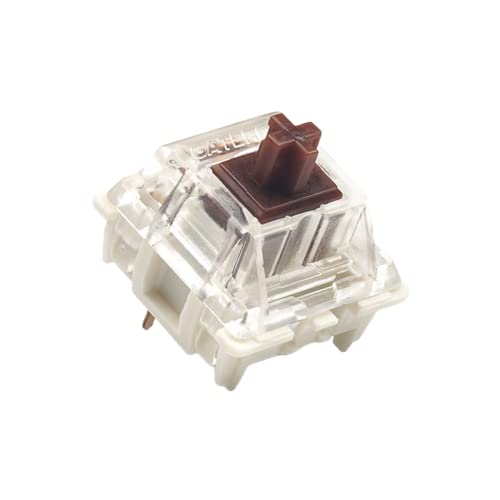 Ranked Gateron ks-9 Key Switches for Mechanical Gaming Keyboards | Plate Mounted Gateron Brown, 120 Pcs