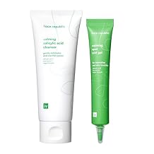 Face Republic Salicylic Duo : Calming Salicylic Acid Cleanser + Calming Spot Oint Gel | Acne Clearing Face Wash, Salicylic Acid Spot Care