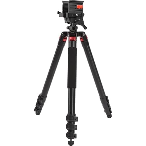 Clamping Tripod Rest with Sturdy Metal Frame, Lightweight, Provides Stability, Adjustable Legs, and Hands-Free Operation for Outdoors Aluminium Alloy