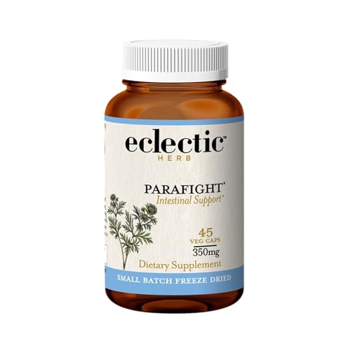 Eclectic Herb - ParaFight Capsules | Intestinal Support  Detox | Non-GMO, Vegan, Gluten Free 45 CT | 350 mg