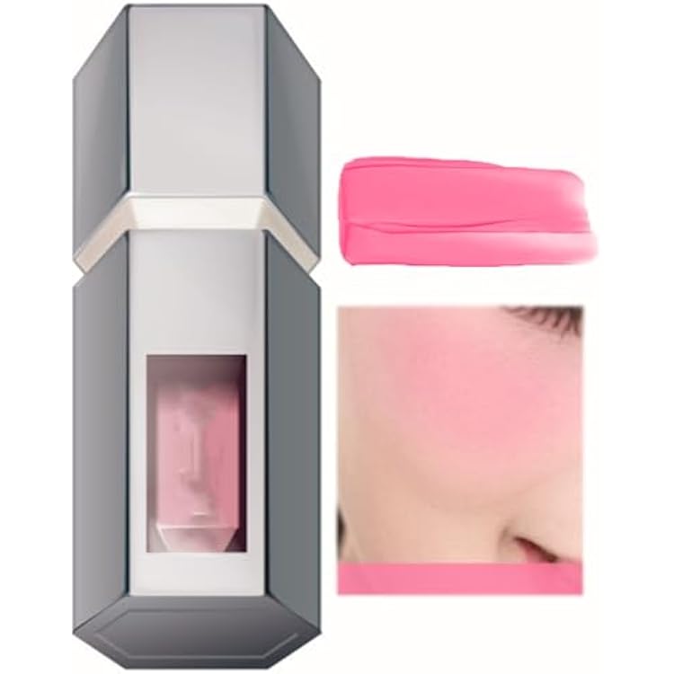 Aztk Liquid Blush, Aztk Jello Color Liquid Blush, Aztk Blush Lotion, Liquid Blush with Sponge Head, Matte Nude Pink Orange Makeup Blusher Cream, Liquid Liquid Blusher 03