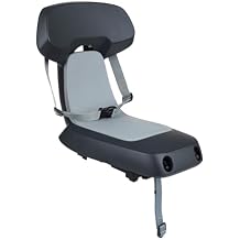 POLISPORT 8636100022 - Rear Bicycle Child Seat Guppy Junior For MIK-HD Luggage Carrier Safe and Easy to Use for Kids Up to 27kg, Dark Grey