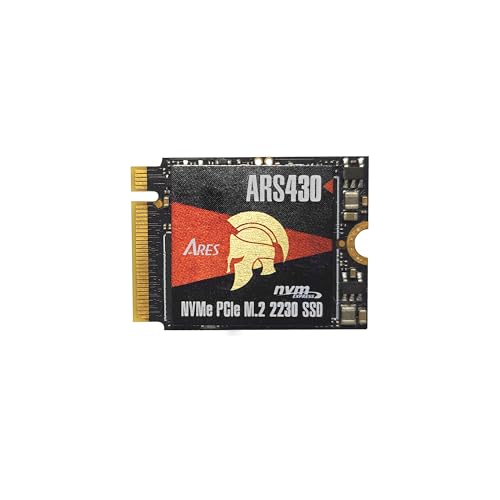 DATO 2TB M.2 2230 SSD, PCIe Gen 4x4 NVMe Internal Solid State Drive with Heatsink, Up to 50003200 MBs, Compatible with Steam Deck, ROG Ally, Surface Pro, Mini PCs, Ultrabook, ARES ARS430