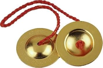 Musical Instruments Manjeera Traditional Instrument Indian Music Dia : 4.1 Inches