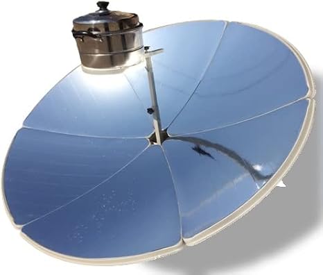 Portable Solar Cooker, Camping Outdoor Parabolic Solar Cooker Stoves Cooking Food Concentrating Heat Tool 700-1000C