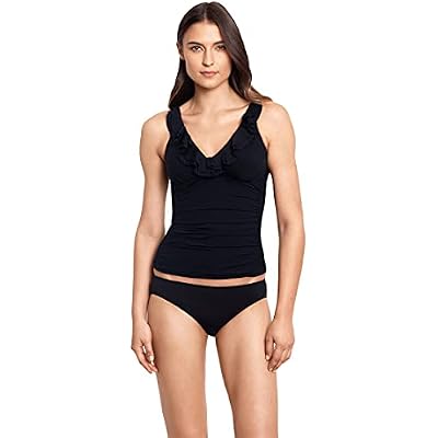 Lauren Ralph Lauren Beach Club Solids Ruffle Underwire Tankini