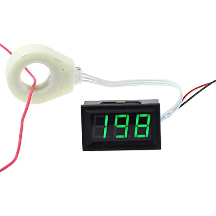 DC 5-120V 400A Mini Digital Current Voltage Amp Meter Gauge with Hall Effect Sensor Transformer