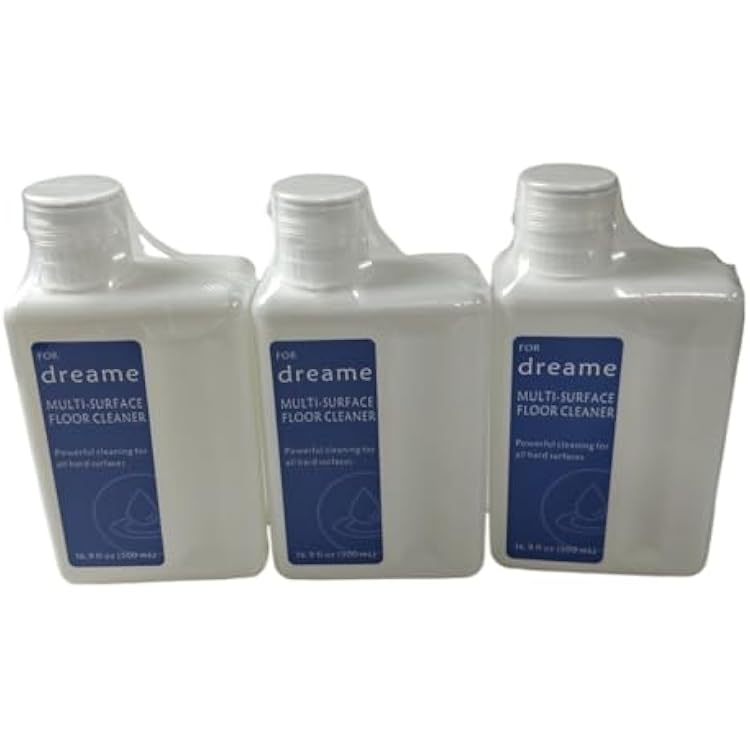 Compatible for Dreame M12H12L10 PlusVacuum Cleaner Special Floor Cleaning Fluid ,500ml16.9 Fl Oz Multi-Surface Cleaning Solutions3pack