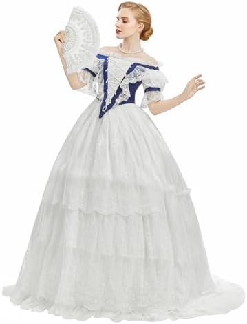 miccostumes Womens Costume Princess Cosplay Dress Victorian Ball Gown18th Century Medieval Dress