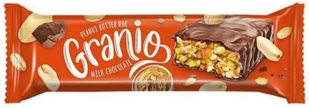 Jujube Granio Peanut Butter 40g Chocolate Coated Bar