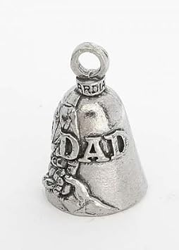 Dad Guardian Biker Bell With Hanger