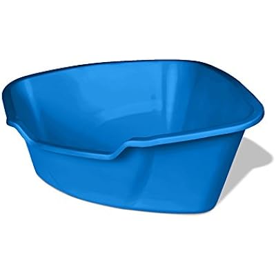 Van Ness Corner High Sides Cat Litter Pan, Large, Blue