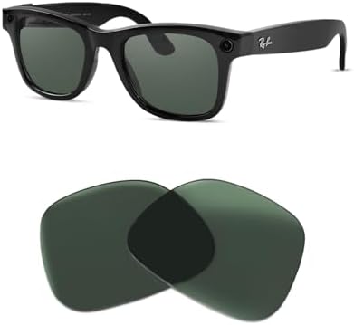 Replacement Polarized Lenses for Ray-Ban Meta Wayfarer RW4006 & Gen 2 RW4012 Regular (50-22)