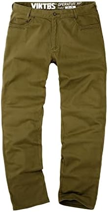 VIKTOS Mens Operatus XP Tactical Casual Durable Stretch Double Zip EDC Denim Pants with Multi Pockets