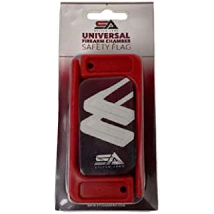 Sylvan Arms Universal Firearm Gun Chamber Safety Flag Color: Red Orange Set of 8