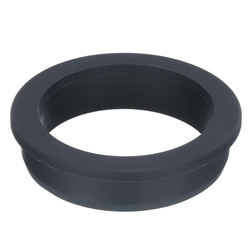 MECCANIXITY T Type Rubber Grommet Mount Dia 68.6mm ID 57mm Seal Protection Flexible Hole Plugs for Cable Pipe Black