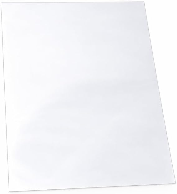 A4 Pre-Punched Clear Binding Covers, 34-Hole Wire, 240 Micron, Pack of 10