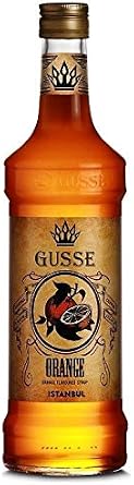 GUSSE Bütün Aromalarda Kokteyl Şurup Çeşitleri 700 ML , Kokteyl Şurubu, Kahve Şurubu, Aroma, Tatlandırıcı şurup, Gazlı içecekler ve Çaylar İçin Aroma verici (Portakal)