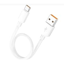 Hobimtek Usb ios Cable 30 Cm Charging and Data Cable 18W 3.1 Amp Fast Charging Cable carplay Qc3.0 (type c android)