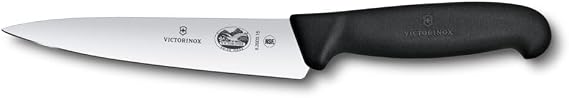 Victorinox 15cm Siyah Dilimleme Şef Bıçağı, Blisterli