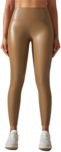 inhzoy Womens Shiny Metallic Sexy Pants Athletic Performance Sweatpants Night Clubwear Ballet Tights Yoga Dance Leggings