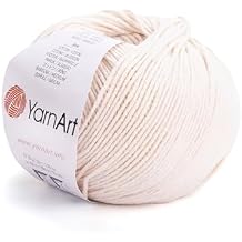 YarnArt Soft Cotton Acrylic Blend Yarn - for Amigurumi, Crochet and Knitting DK Weight, All-Season Craft Yarn for Kids and Adults Garments, Baby Items and Accessories, 160 m50 g,Pack of 4 501