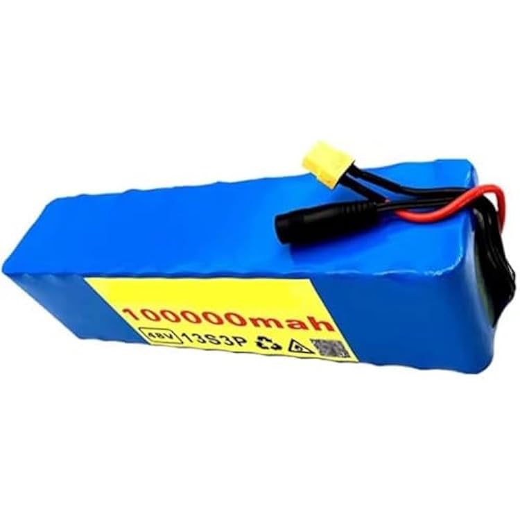 Electric Bike Battery 48V 100Ah Lithium Battery 13S3P Rechargeable Li ion Battery 48 Volt Electric Bike Battery Pack Electric Scooter XT60 Plug