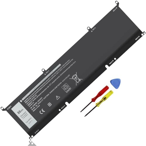 86Wh 69KF2 Battery for Dell XPS 15 9500 9510 9520 Precision 5550 5560 5570 Alienware M15 M17 R3 R4,G15 5510 5511 5515 5520 5521,G7 7500,Inspiron 7510 7610 P87F P91F P45E p100f 70N2F 11.4V