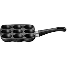 Scanpan Classic Nonstick Puff Dumpling Pan (Aebleskiver) Compatible with Gas and Electric Stovetops, Metal Utensil Safe, Oven Safe to 500F, Dishwasher Safe