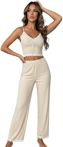 Merry See Askılı Dantel İşlemeli Şık Pijama Takımı