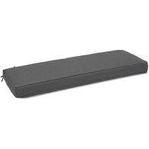BPS 46x18 Inch Outdoor Bench Cushion, Fade-Resistant and Water-Resistant Olefin Fabric Patio Chair Cushions with Removable Cover and Straps for Outdoor/Indoor Swing, Sofa, Settee